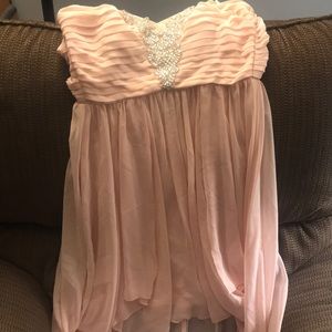 City Triangle high-low dress